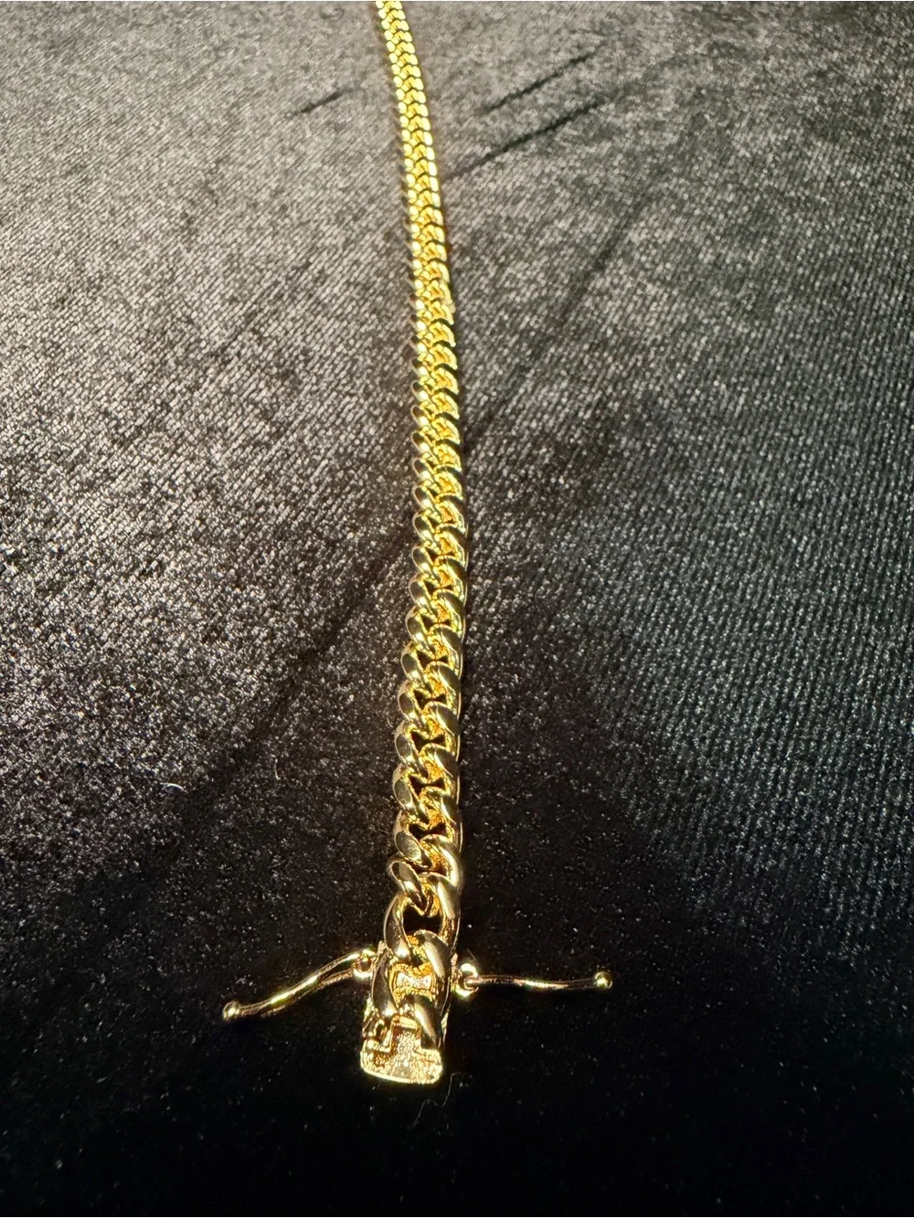 Cuban Bracelet 8.5in 6.3MM 14K Premium Finish w/Box Lock. Brand New.